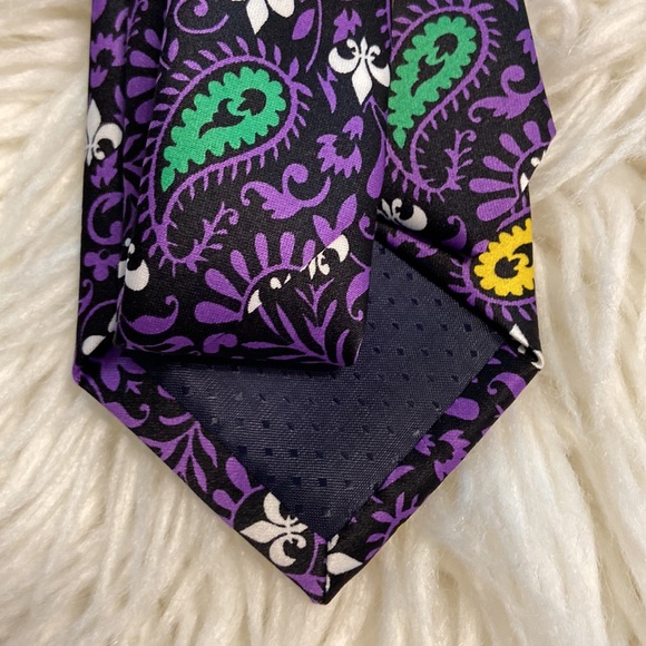 American Lifestyle Man Tie with Lapel Pin brand new color purple - Picture 6 of 11